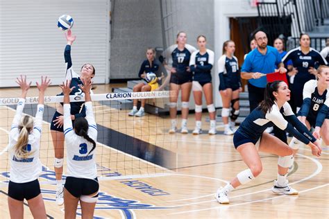 Volleyball Advances to PSAC Semis with Sweep vs. IUP